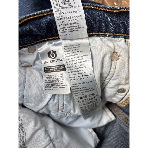 Levi's 501 Skinny Jeans - Size 27 - Picture 8 of 9